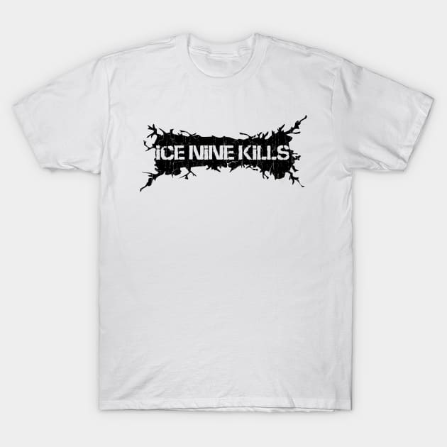 Black Distressed - Ice Nine Kill T-Shirt by PASAR.TEMPEL